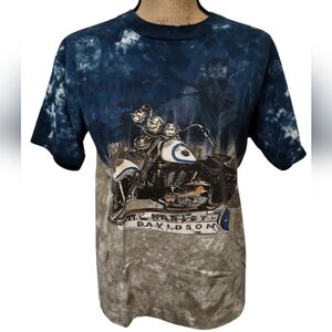Harley Davidson Vintage 1993 Tie Dye Single Stitch Size M